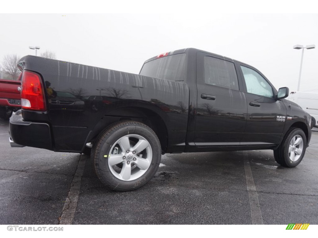 2015 1500 Express Crew Cab - Black / Black/Diesel Gray photo #3