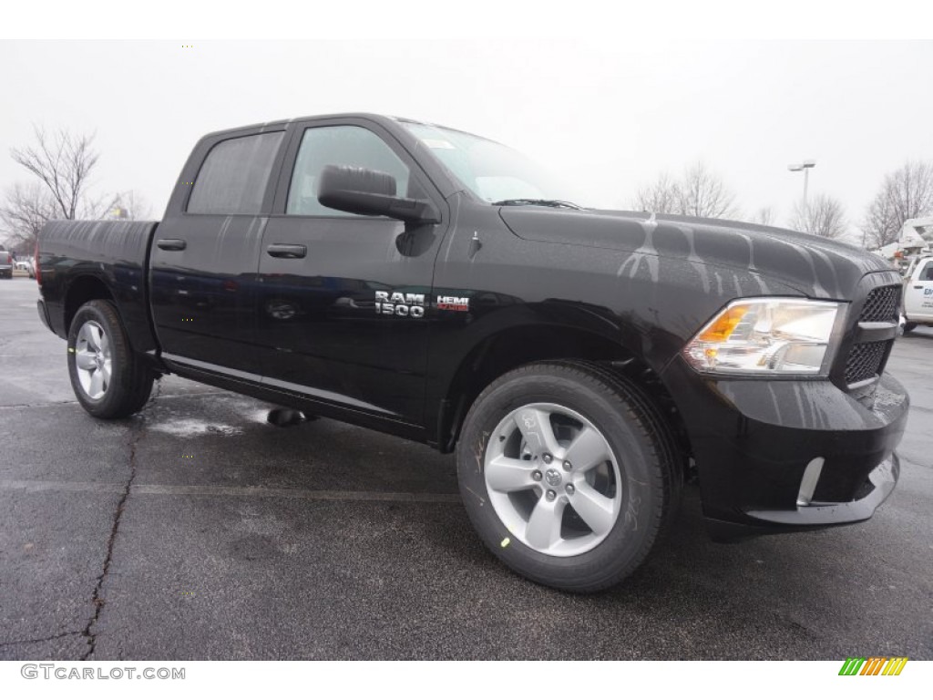 2015 1500 Express Crew Cab - Black / Black/Diesel Gray photo #4