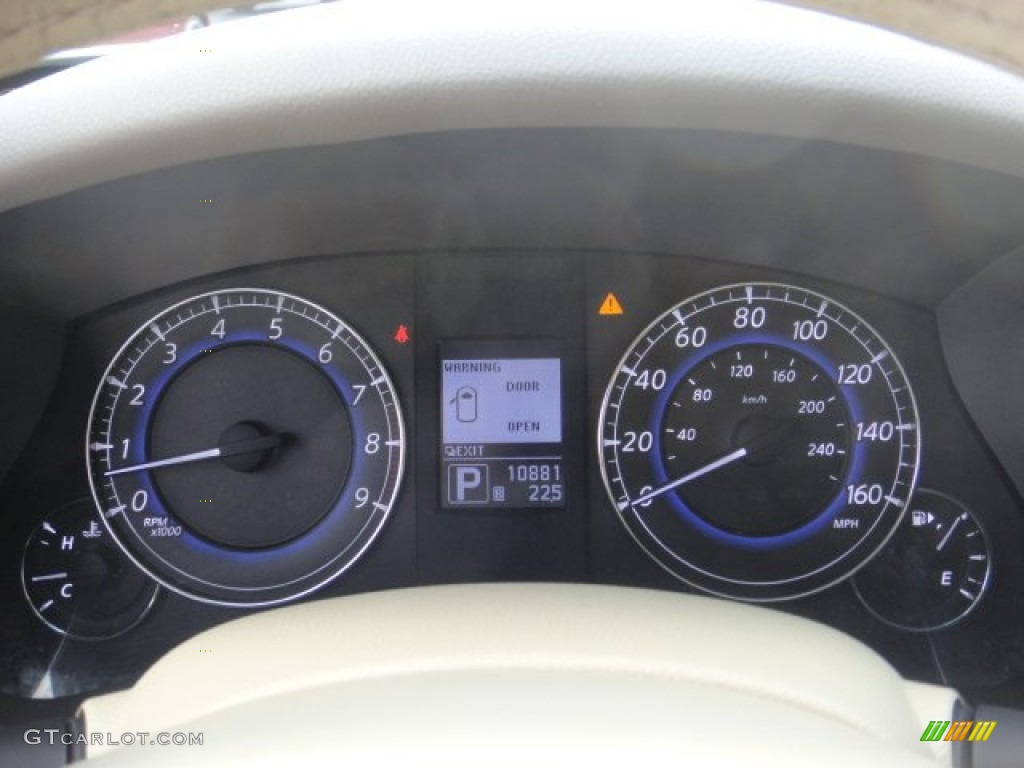 2014 Infiniti QX50 Journey AWD Gauges Photo #100140751