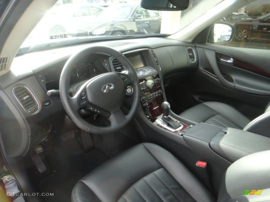 Graphite Interior 2014 Infiniti QX50 Journey AWD Photo #100141048