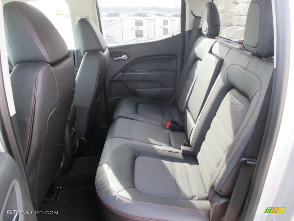 2015 GMC Canyon SLE Crew Cab 4x4 Rear Seat Photo #100141057