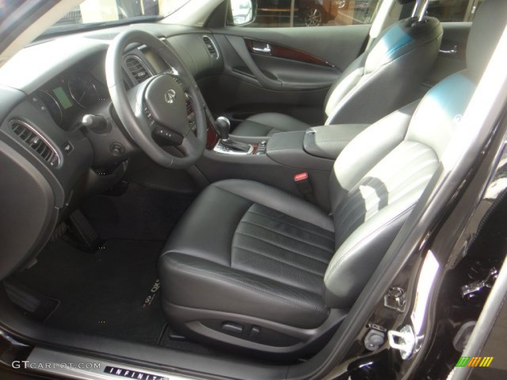 Graphite Interior 2014 Infiniti QX50 Journey AWD Photo #100141069