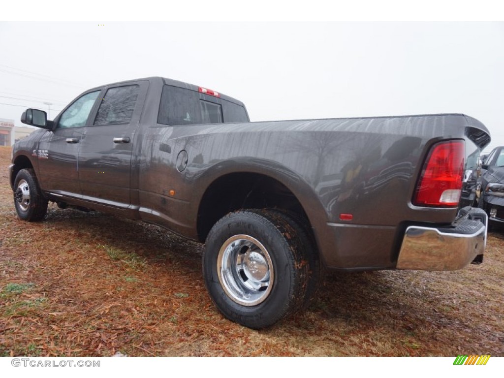 Granite Crystal Metallic 2015 Ram 3500 Big Horn Crew Cab Dual Rear Wheel Exterior Photo #100141315