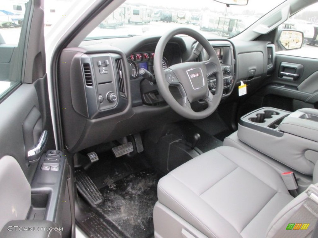 Jet Black/Dark Ash Interior 2015 GMC Sierra 1500 Regular Cab 4x4 Photo #100141372