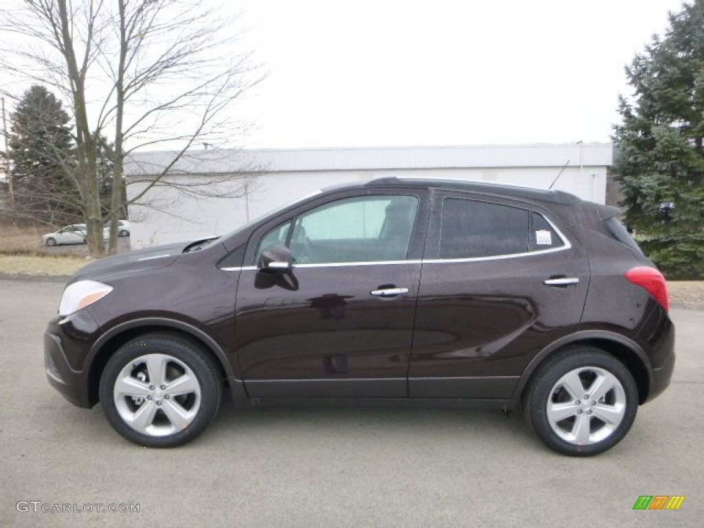 2015 Encore FWD - Deep Espresso Brown Metallic / Ebony photo #2