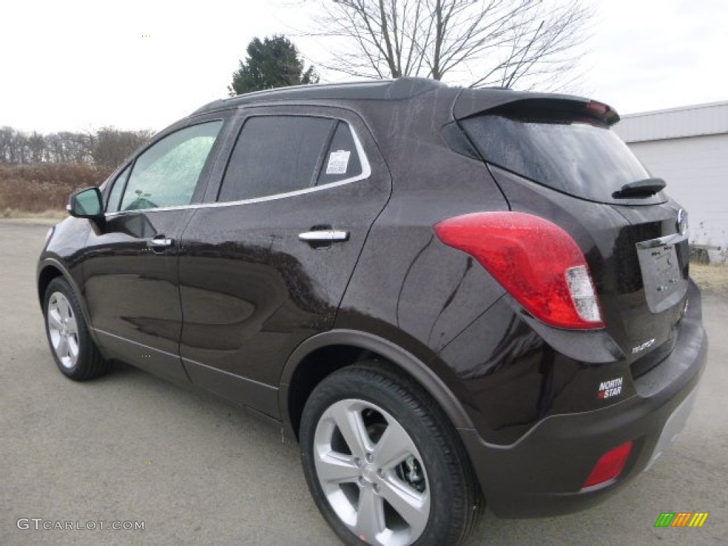 2015 Encore FWD - Deep Espresso Brown Metallic / Ebony photo #3