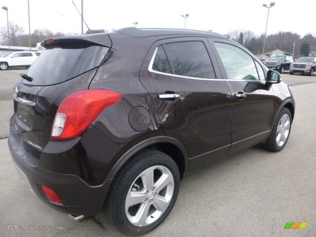 2015 Encore FWD - Deep Espresso Brown Metallic / Ebony photo #5