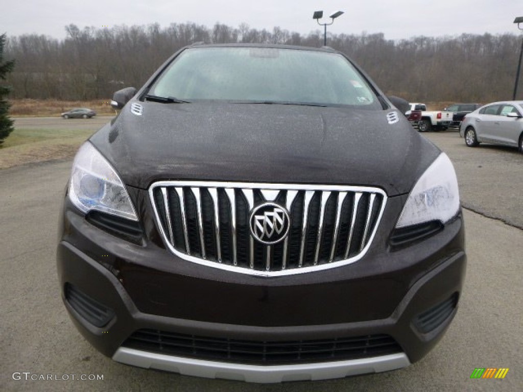 2015 Encore FWD - Deep Espresso Brown Metallic / Ebony photo #8