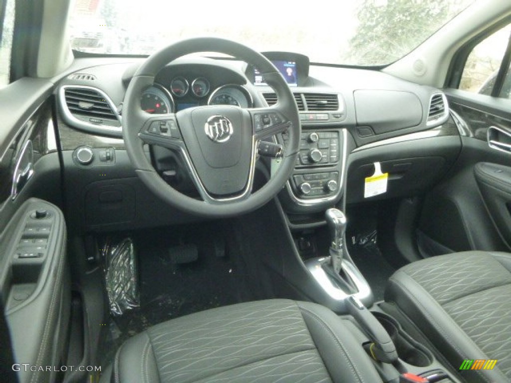 2015 Encore FWD - Deep Espresso Brown Metallic / Ebony photo #14