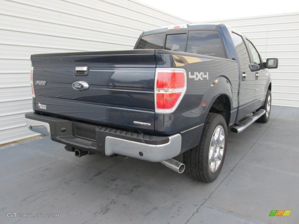 2014 F150 XLT SuperCrew 4x4 - Blue Jeans / Steel Grey photo #4