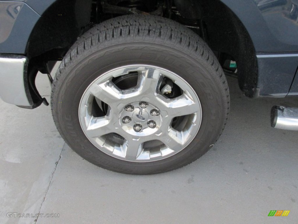2014 F150 XLT SuperCrew 4x4 - Blue Jeans / Steel Grey photo #11