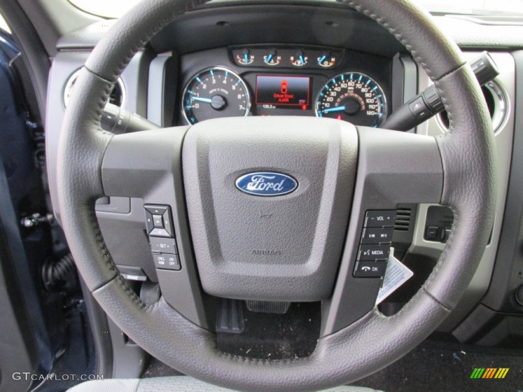 2014 F150 XLT SuperCrew 4x4 - Blue Jeans / Steel Grey photo #34