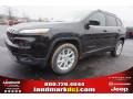 Brilliant Black Crystal Pearl 2015 Jeep Cherokee Latitude