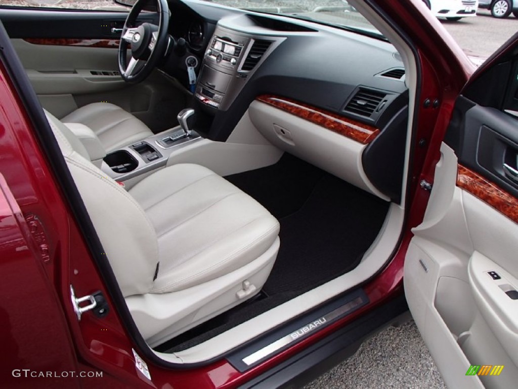 2011 Outback 2.5i Limited Wagon - Ruby Red Pearl / Warm Ivory photo #10
