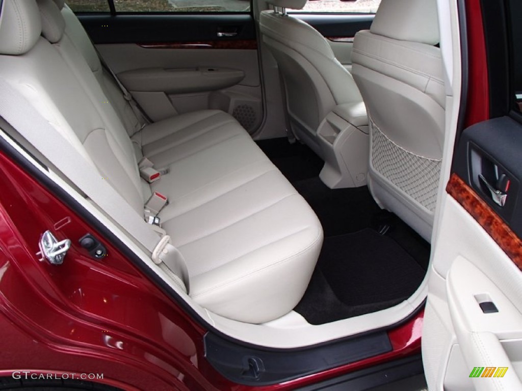 2011 Outback 2.5i Limited Wagon - Ruby Red Pearl / Warm Ivory photo #12