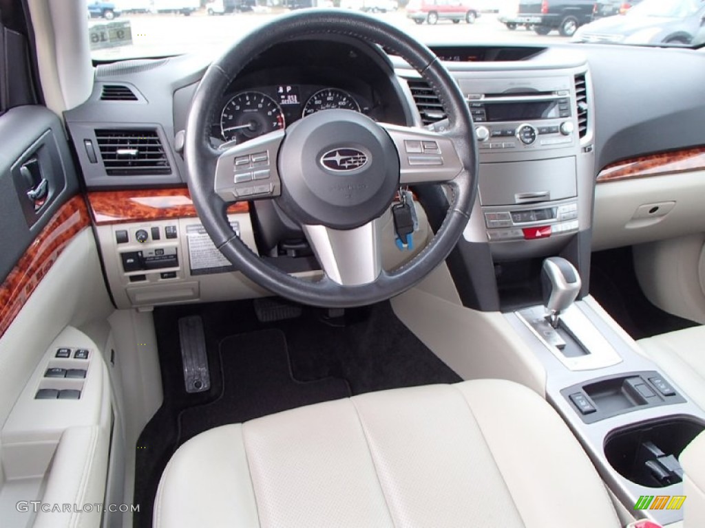 2011 Outback 2.5i Limited Wagon - Ruby Red Pearl / Warm Ivory photo #14