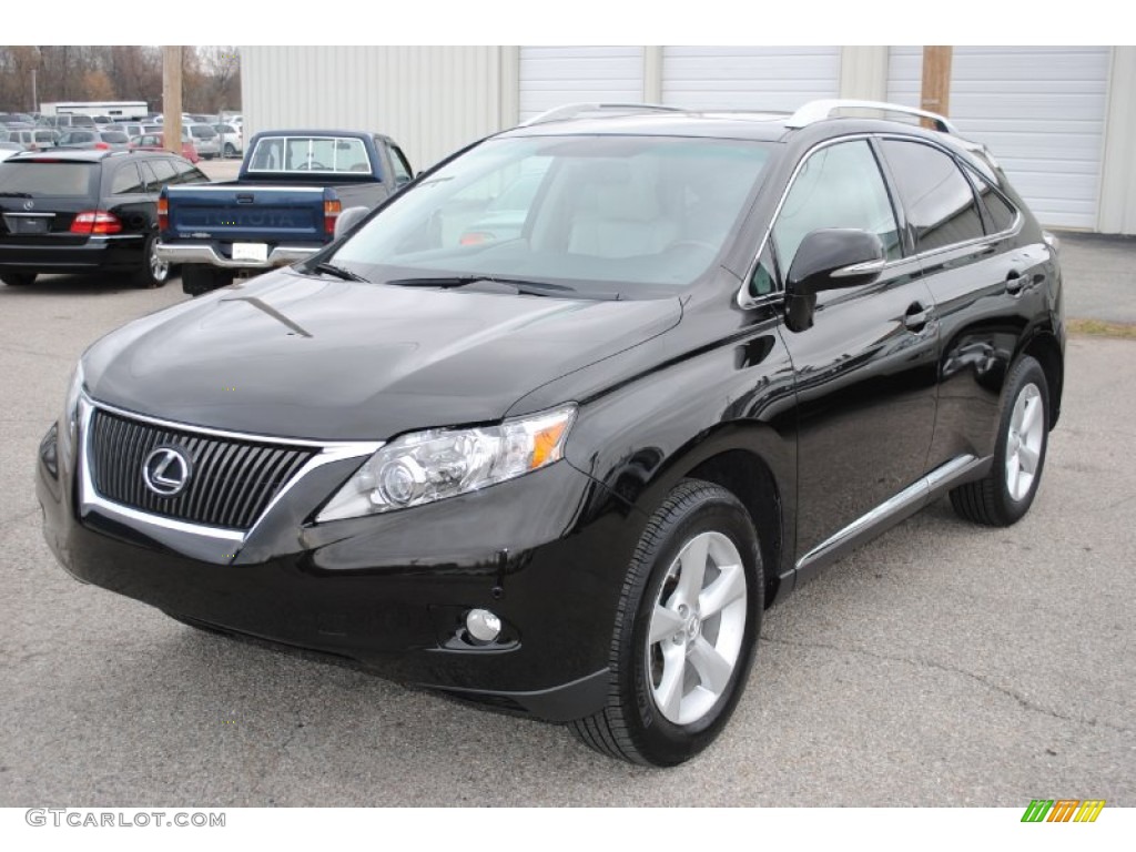 Obsidian Black 2012 Lexus RX 350 AWD Exterior Photo #100145497