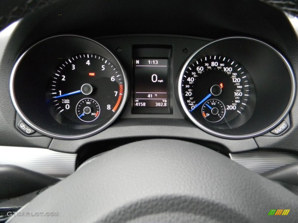 2013 Golf R 4 Door 4Motion - Rising Blue Metallic / Titan Black photo #15