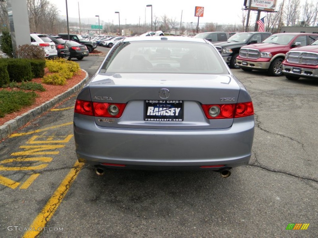 2006 TSX Sedan - Glacier Blue Metallic / Ebony Black photo #7
