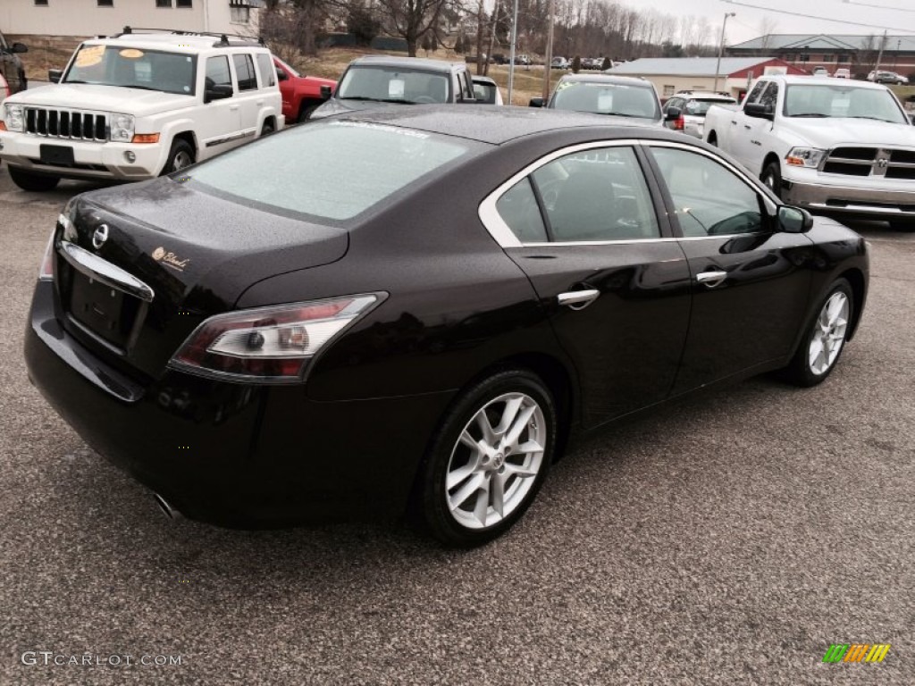 2013 Maxima 3.5 S - Crimson Black / Charcoal photo #3