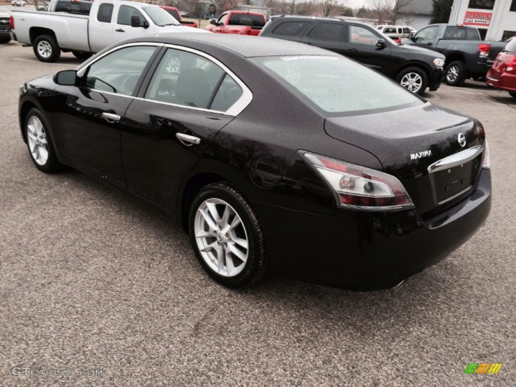 2013 Maxima 3.5 S - Crimson Black / Charcoal photo #4