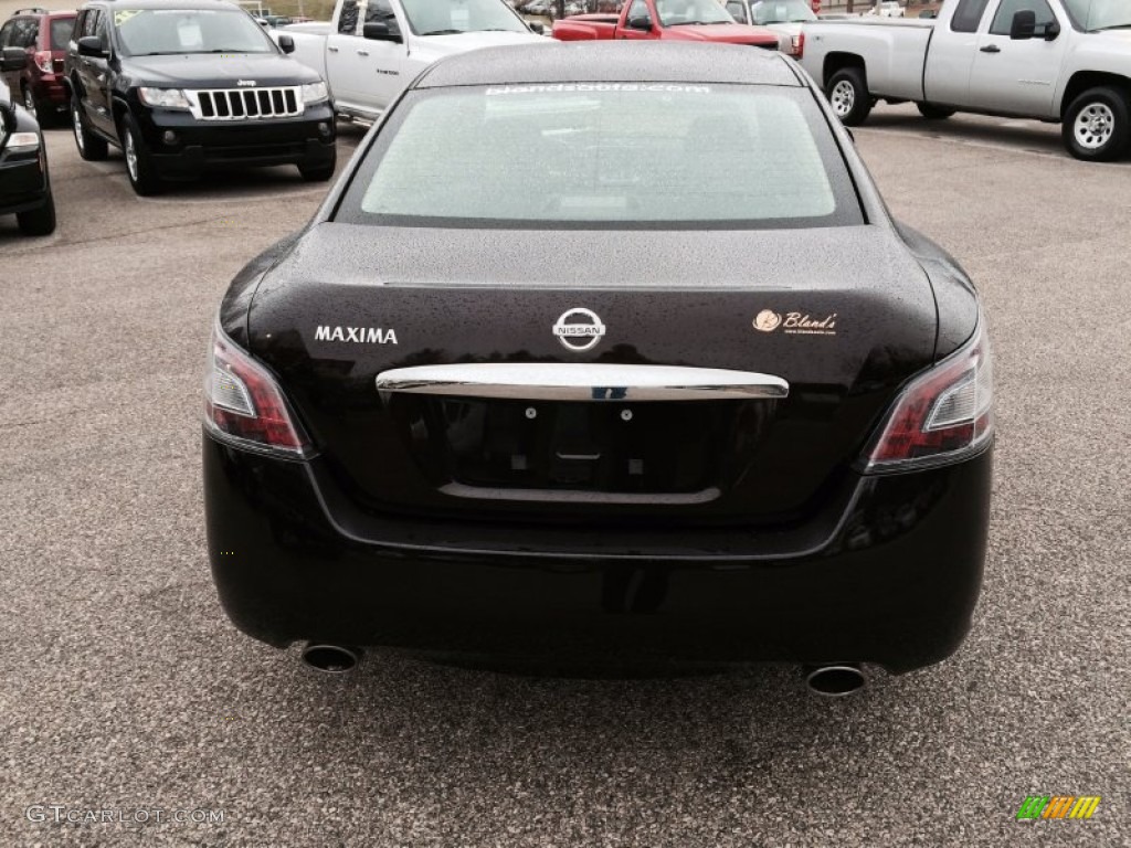 2013 Maxima 3.5 S - Crimson Black / Charcoal photo #34