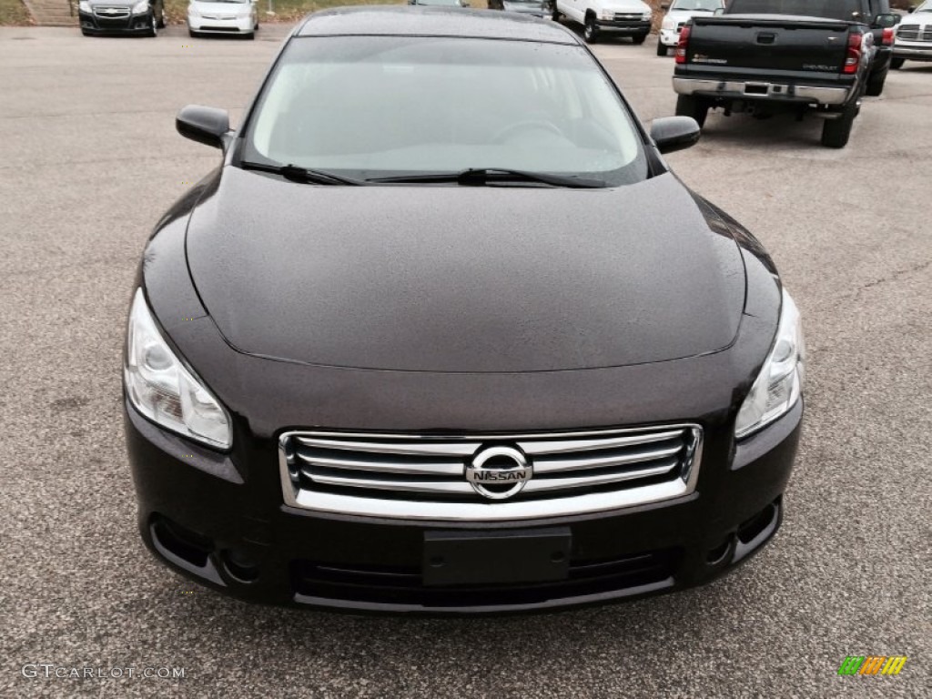 2013 Maxima 3.5 S - Crimson Black / Charcoal photo #35