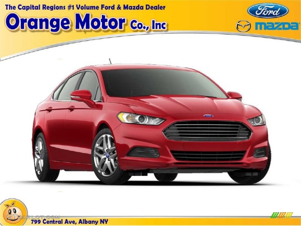 Ruby Red Metallic Ford Fusion