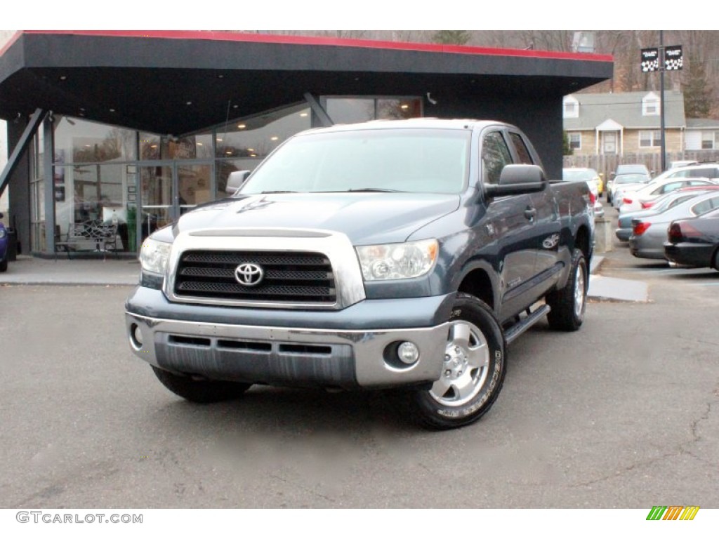 2007 Tundra SR5 TRD Double Cab 4x4 - Slate Metallic / Graphite Gray photo #3