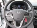 Gray 2015 Hyundai Accent GLS Steering Wheel
