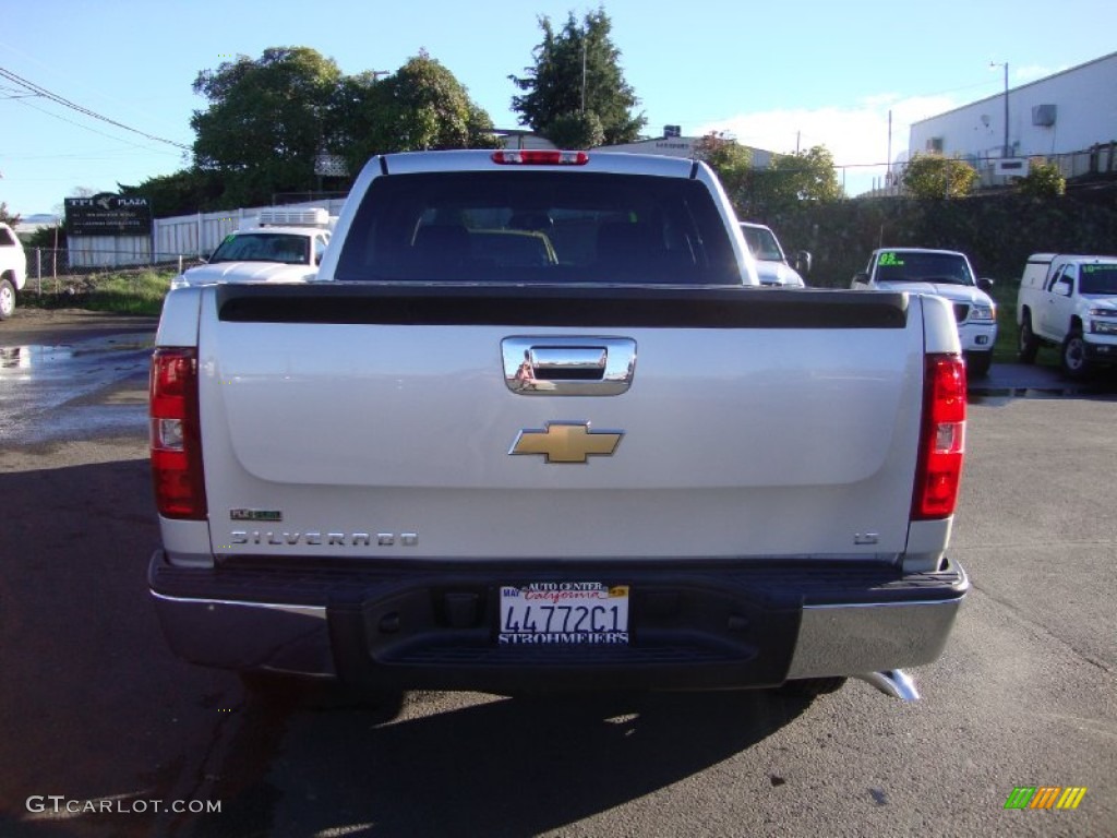 2011 Silverado 1500 LS Crew Cab - Sheer Silver Metallic / Dark Titanium photo #6