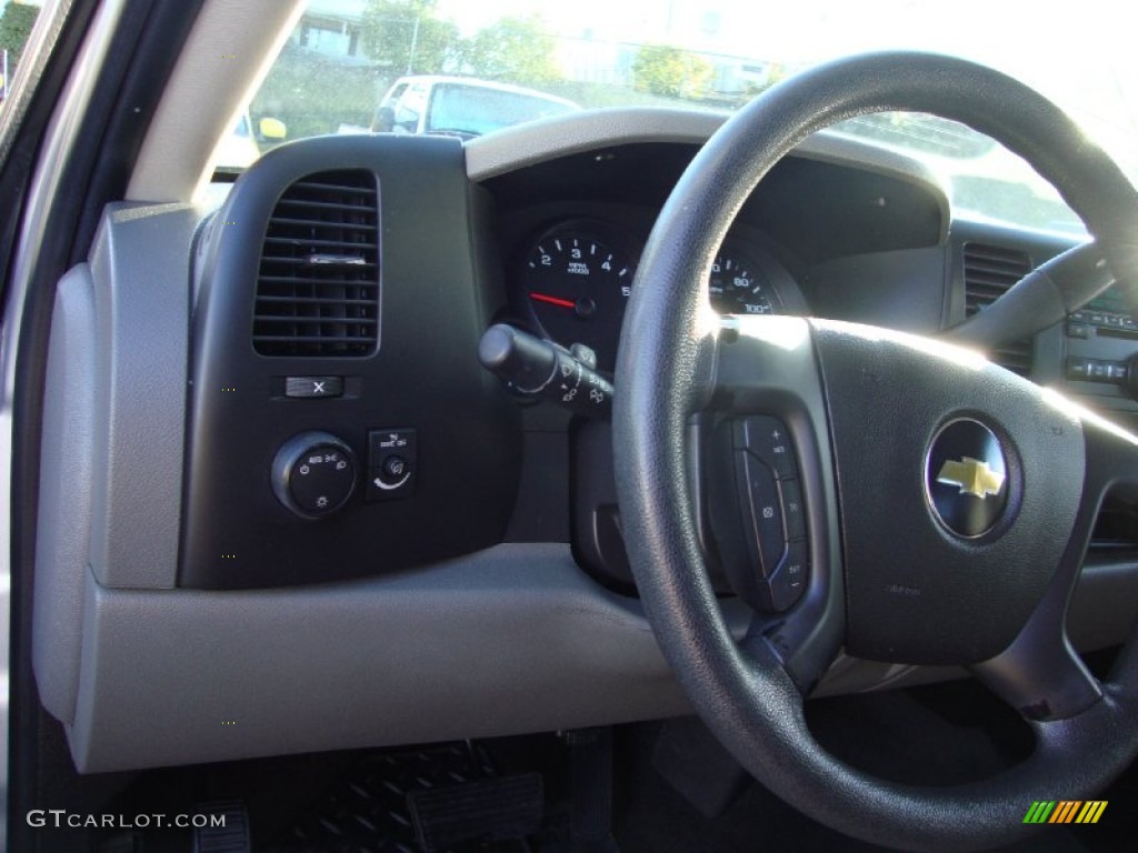 2011 Silverado 1500 LS Crew Cab - Sheer Silver Metallic / Dark Titanium photo #11