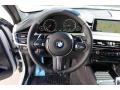 Black 2015 BMW X6 xDrive35i Steering Wheel