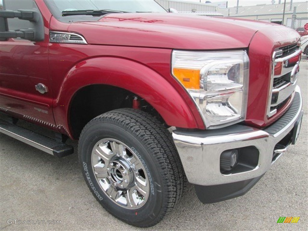 2015 F250 Super Duty King Ranch Crew Cab 4x4 - Ruby Red / King Ranch Mesa Antique Affect/Black photo #2