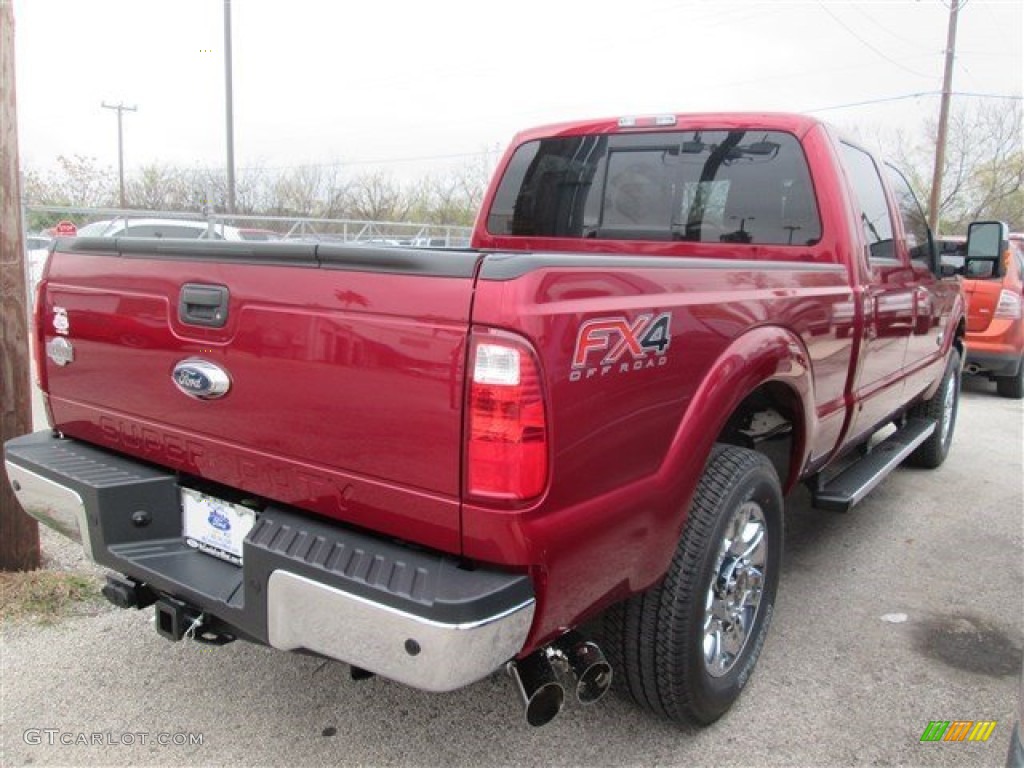 2015 F250 Super Duty King Ranch Crew Cab 4x4 - Ruby Red / King Ranch Mesa Antique Affect/Black photo #9