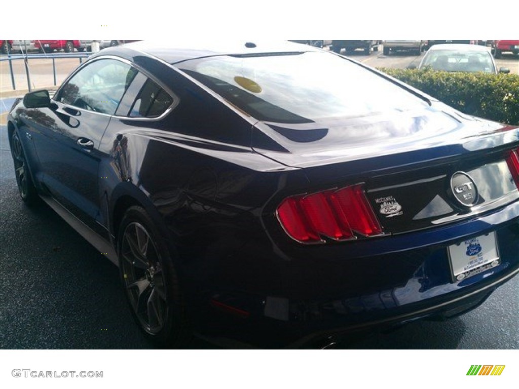 2015 Mustang 50th Anniversary GT Coupe - 50th Anniversary Kona Blue Metallic / 50th Anniversary Cashmere photo #6
