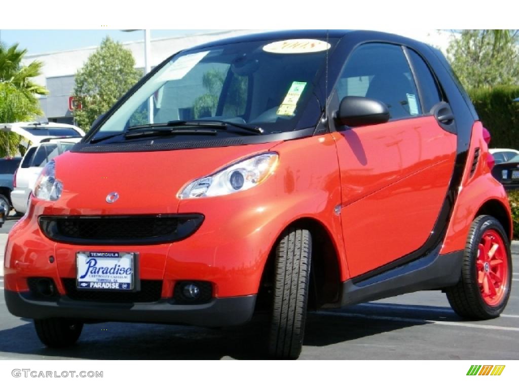 Rally Red Smart fortwo