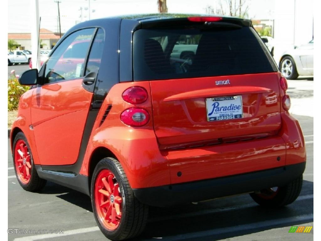 2008 fortwo passion coupe - Rally Red / Design Black photo #3