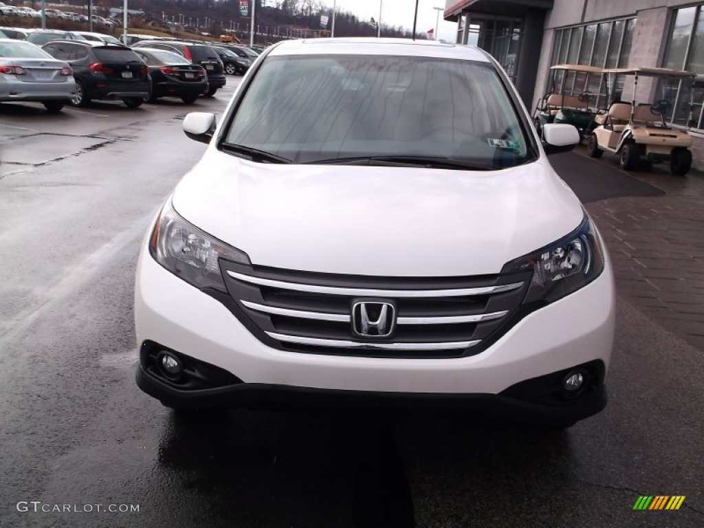 2012 CR-V EX 4WD - White Diamond Pearl / Beige photo #5