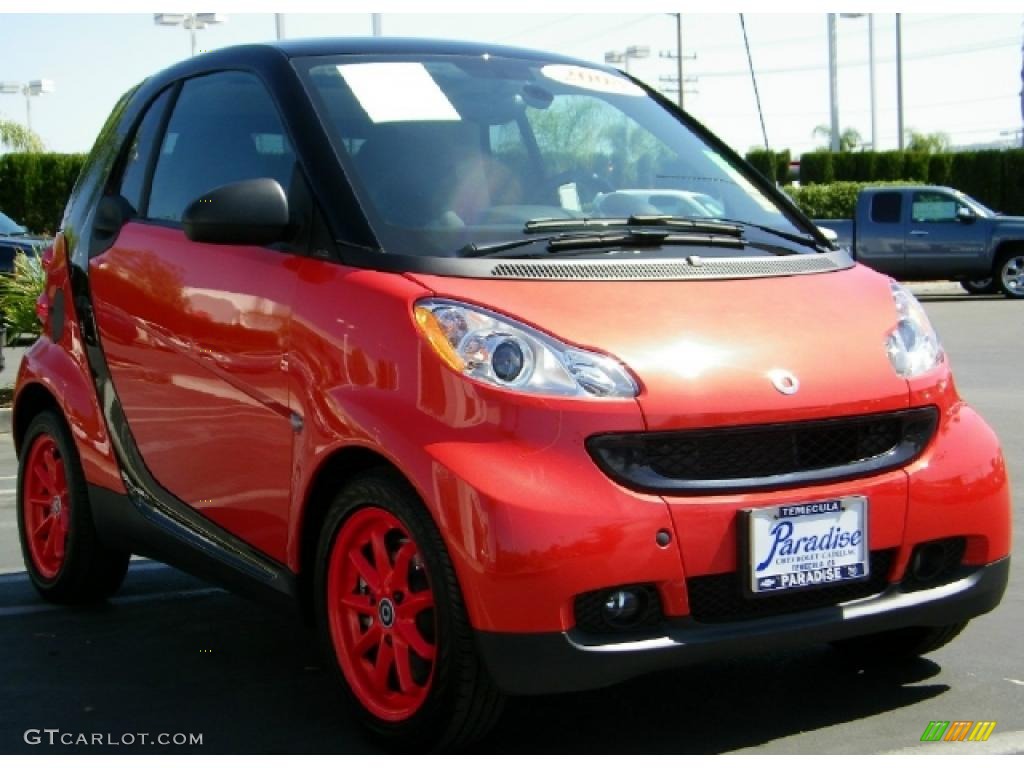 2008 fortwo passion coupe - Rally Red / Design Black photo #7