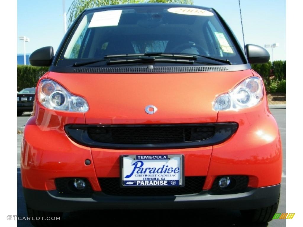 2008 fortwo passion coupe - Rally Red / Design Black photo #8