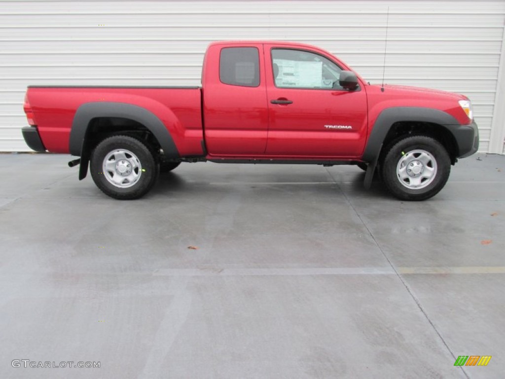 Barcelona Red Metallic 2015 Toyota Tacoma PreRunner Access Cab Exterior Photo #100161009
