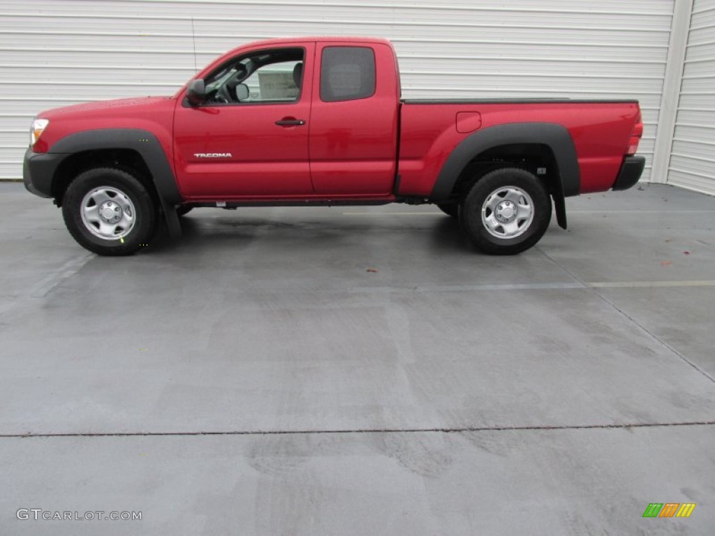 Barcelona Red Metallic 2015 Toyota Tacoma PreRunner Access Cab Exterior Photo #100161084