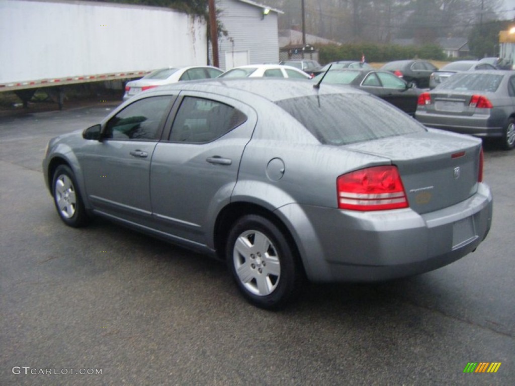 2008 Avenger SE - Silver Steel Metallic / Dark Slate Gray/Light Slate Gray photo #3