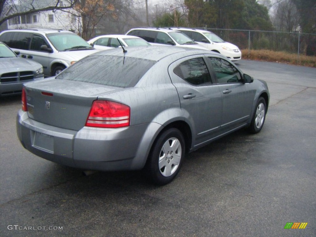 2008 Avenger SE - Silver Steel Metallic / Dark Slate Gray/Light Slate Gray photo #5