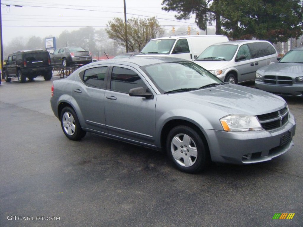 2008 Avenger SE - Silver Steel Metallic / Dark Slate Gray/Light Slate Gray photo #6