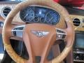 2014 Bentley Continental GTC V8 Saddle Interior Steering Wheel Photo