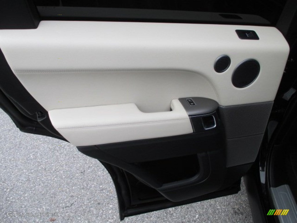 2014 Land Rover Range Rover Sport HSE Ebony/Ivory/Ebony Door Panel Photo #100162365