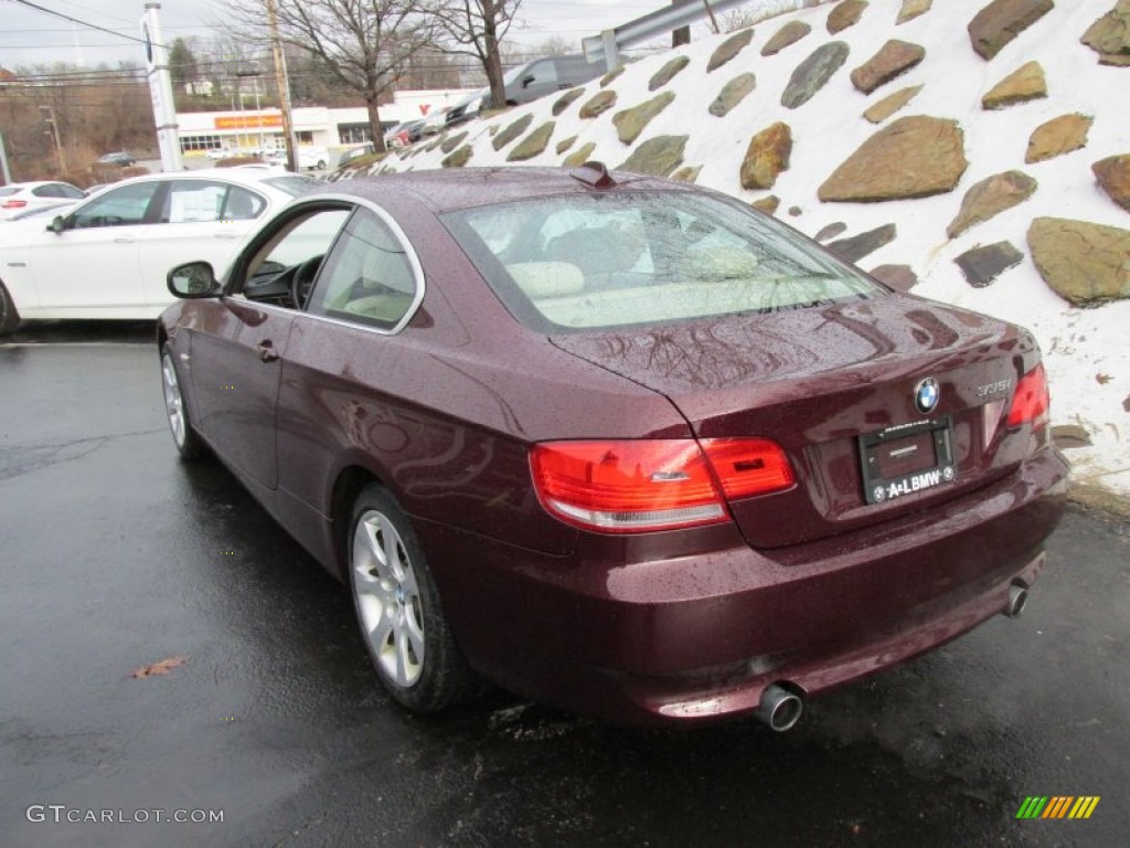 2010 3 Series 335i xDrive Coupe - Barbera Red Metallic / Cream Beige photo #4
