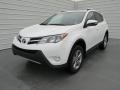 2015 Super White Toyota RAV4 XLE  photo #7